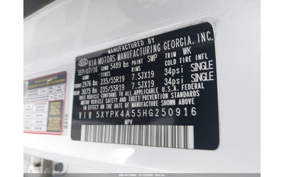 Kia Sorento 3.3L V-6 DI, DOHC, VVT, 290HP Front Wheel Drive - автомобили, коли, обяви за нови и употребявани 8