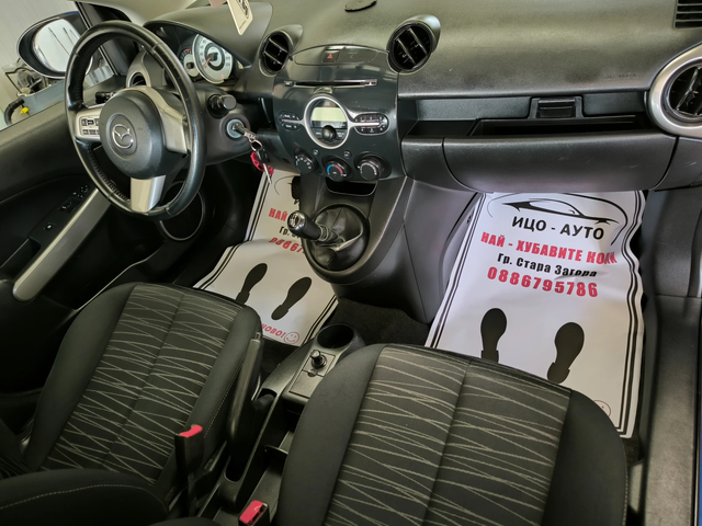 Mazda 2 -1, 3i-80k.c.ВЕРИГА* * * КЛИМА* * * ЕВРО 5! - автомобили, коли, обяви за нови и употребявани 10