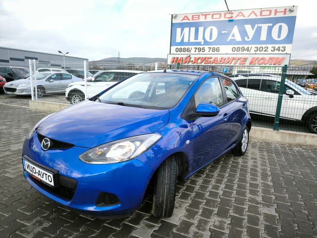 Mazda 2 -1, 3i-80k.c.ВЕРИГА* * * КЛИМА* * * ЕВРО 5! - автомобили, коли, обяви за нови и употребявани 1