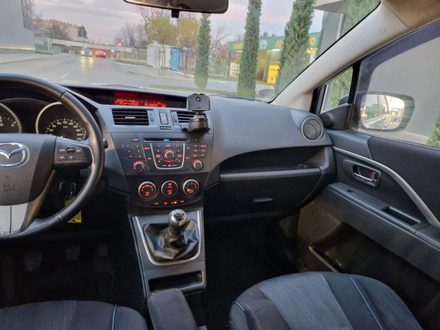 Mazda 5 1.6 дизел / 7 места - автомобили, коли, обяви за нови и употребявани 15
