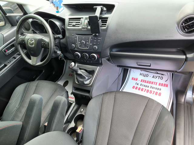 Mazda 5 1, 6-116к.6ск.7места, ФЕЙСЛИФТ, ЕВРО5 - автомобили, коли, обяви за нови и употребявани 10