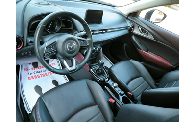 Mazda CX-3 1, 5-105k.4X4, 84700км! XENON, KOЖА, НАВИ, LED. - автомобили, коли, обяви за нови и употребявани 8