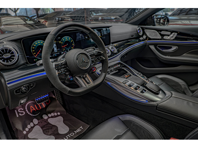 Mercedes AMG GT 63S 4Matic+/Burmester/HuD/MBUX/HuD/Обдухване/Камера 360 - автомобили, коли, обяви за нови и употребявани 6