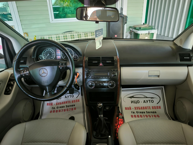 Mercedes-Benz A 160 2, 0-82к.с.КОЖА, ПЕРФЕКТЕН, ЕВРО 5В! - автомобили, коли, обяви за нови и употребявани 9