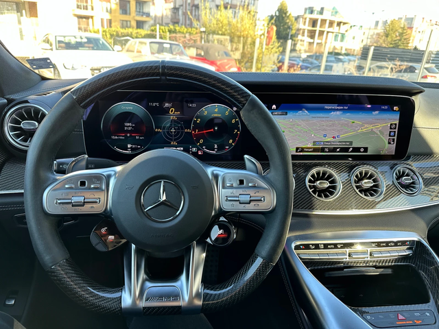Mercedes-Benz AMG GT 63 S Designo* Spoiler* Мат* Burmester 4D* - автомобили, коли, обяви за нови и употребявани 11