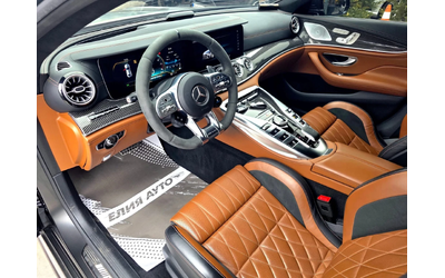 Mercedes-Benz AMG GT 63S 4MATIC STAGE 1 40ХИЛ КМ РЯДКА КОЖА ЛИЗИНГ 100% - автомобили, коли, обяви за нови и употребявани 12
