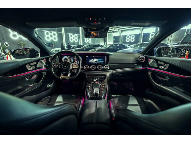 Mercedes-Benz AMG GT 53 4MATIC+ BLACK LINE BURMEISTER ЛИЗИНГ 100% - автомобили, коли, обяви за нови и употребявани 8