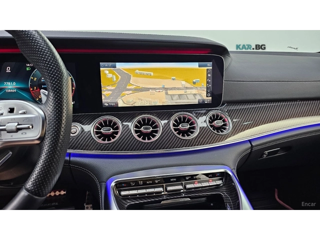 Mercedes-Benz AMG GT 43 4MATIC+ * HUD* КОЖА* ОБДУХВ* 360 - автомобили, коли, обяви за нови и употребявани 11