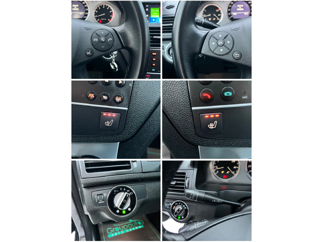 Mercedes-Benz C 180 1, 8i-156k.c/KOMPRESSOR/МУЛТИМЕДИЯ/КОЖА/ПОДГРЕВ!!! - автомобили, коли, обяви за нови и употребявани 14