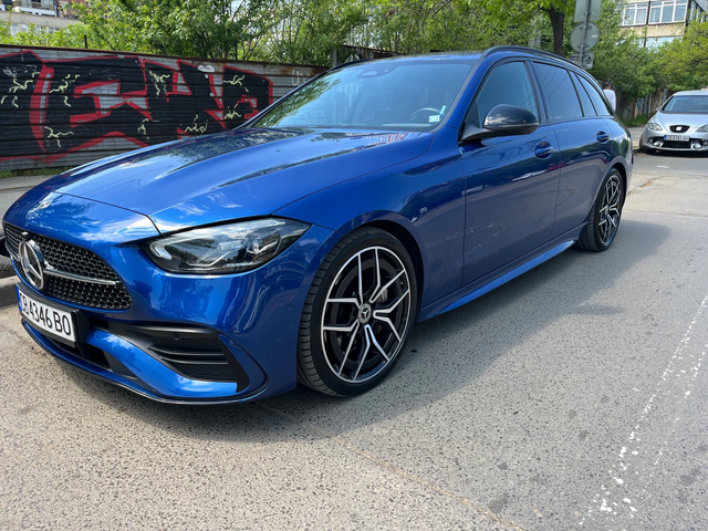 Mercedes-Benz C 220 AMG FULL 220d 200 ks С регистрация !!! - автомобили, коли, обяви за нови и употребявани 0