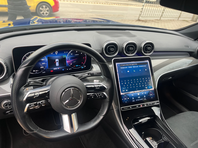 Mercedes-Benz C 220 AMG FULL 220d 200 ks С регистрация !!! - автомобили, коли, обяви за нови и употребявани 13