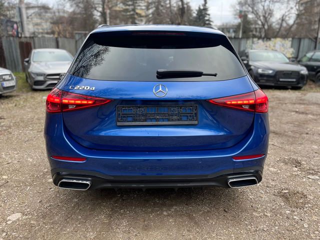 Mercedes-Benz C 220 AMG FULL 220d 200 ks С регистрация !!! - автомобили, коли, обяви за нови и употребявани 6