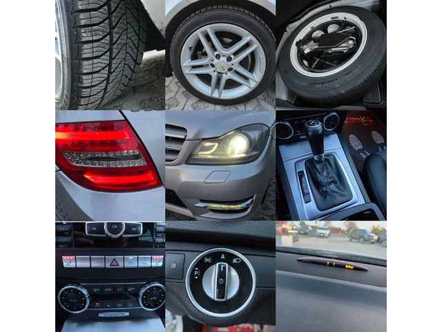 Mercedes-Benz C 220 2.2CDI-170кс= АВТОМАТ= AMG LINE= FACELIFT= ПОДГРЕВ - автомобили, коли, обяви за нови и употребявани 16