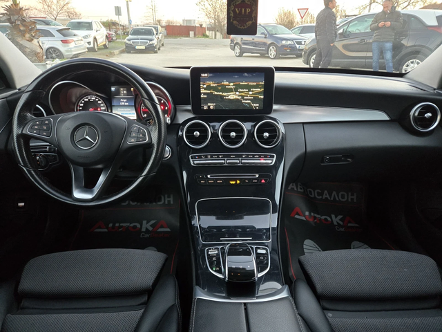 Mercedes-Benz C 220 2.2CDI-170кс= АВТОМАТ= AMG LINE= ПАНОРАМА= KEYLESS - автомобили, коли, обяви за нови и употребявани 11