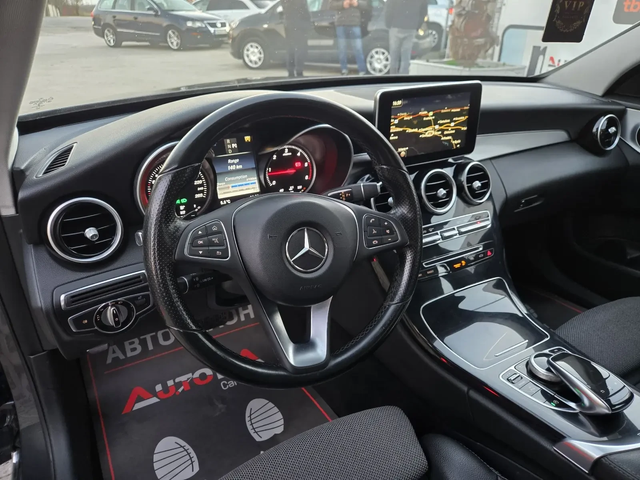 Mercedes-Benz C 220 2.2CDI-170кс= АВТОМАТ= AMG LINE= ПАНОРАМА= KEYLESS - автомобили, коли, обяви за нови и употребявани 7