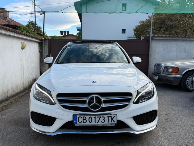Mercedes-Benz C 220 CDI AMG-LINE PANORAMA MULTI BEAM HUD DISTRONIC - автомобили, коли, обяви за нови и употребявани 1