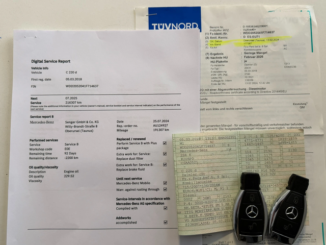 Mercedes-Benz C 220 D* СЕРВИЗНА КНИЖКА С ПЪЛНА ИСТОРИЯ В МЕРЦЕДЕС - автомобили, коли, обяви за нови и употребявани 14