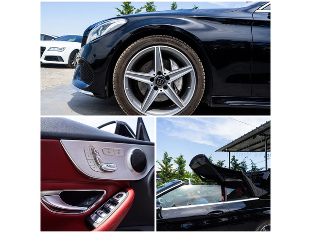 Mercedes-Benz C 220 D 4MATIC КАБРИОЛЕТ FULL BRABUS PACK ЛИЗИНГ 100% - автомобили, коли, обяви за нови и употребявани 16