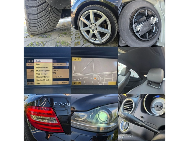 Mercedes-Benz C 220 COUPE= 2.2CDI-170кс= AMG LINE= FACE= NAVI= КСЕНОH - автомобили, коли, обяви за нови и употребявани 15