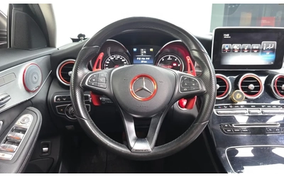 Mercedes-Benz C 220 d / C63 AMG ПАКЕТ / ПАНОРАМА / КАМЕРА / HUD / - автомобили, коли, обяви за нови и употребявани 8