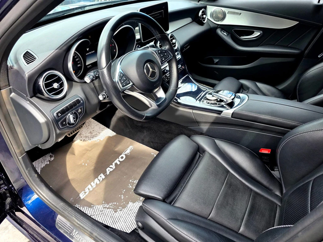 Mercedes-Benz C 250 D MEGA FULL AMG LINE ЛИЗИНГ 100% - автомобили, коли, обяви за нови и употребявани 6