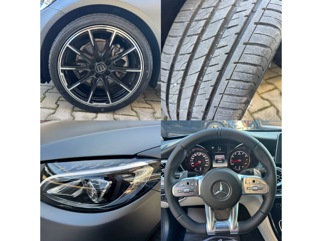 Mercedes-Benz C 300 BRABUS#4MAT#9G-TR#BURMESTER#CAMERA#KEYLESS#96600KM - автомобили, коли, обяви за нови и употребявани 15