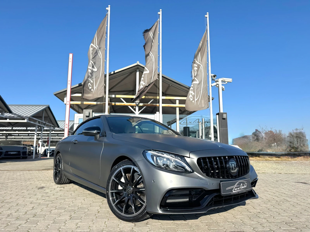 Mercedes-Benz C 300 BRABUS#4MAT#9G-TR#BURMESTER#CAMERA#KEYLESS#96600KM - автомобили, коли, обяви за нови и употребявани 1