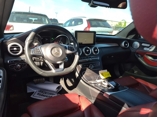 Mercedes-Benz C 400 AMG * RED INTERIOR * BURMSTER * BLIND SPOT * CARFA - автомобили, коли, обяви за нови и употребявани 6