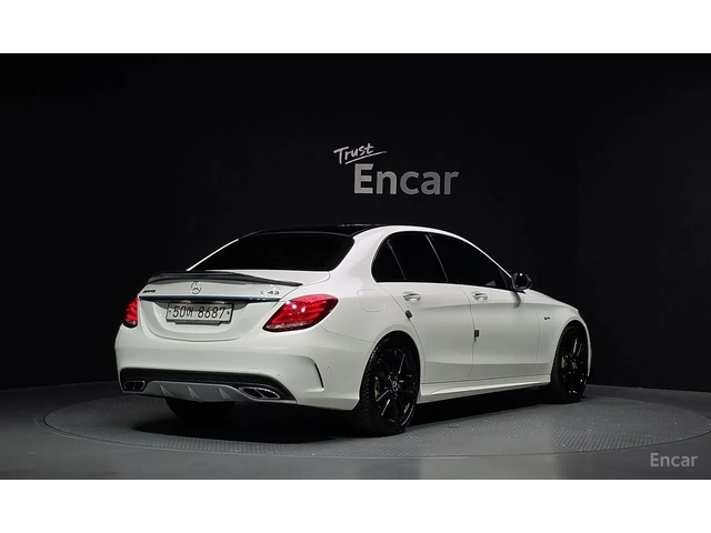 Mercedes-Benz C 43 AMG BURMASTER* HEAD= UP* AMBIENT* KEYLESS* F1* NIGHT P - автомобили, коли, обяви за нови и употребявани 3