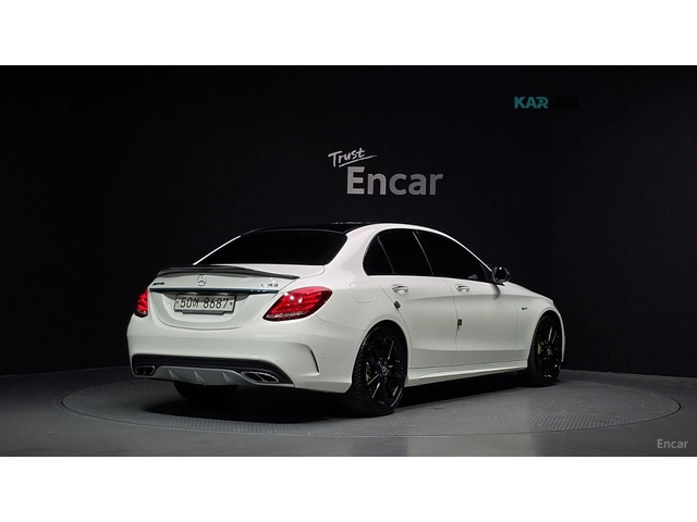 Mercedes-Benz C 43 AMG 4MATIC* КОЖА* ПОДГРЕВ* BURMASTER* PANO* 360 - автомобили, коли, обяви за нови и употребявани 1