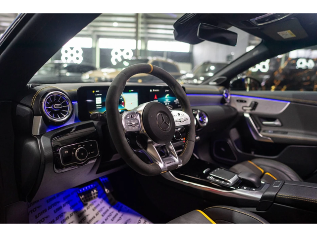 Mercedes-Benz CLA 45 AMG LED BURMEISTER ПАНО NAVI ЛИЗИНГ 100% - автомобили, коли, обяви за нови и употребявани 11