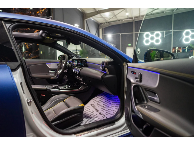 Mercedes-Benz CLA 45 AMG LED BURMEISTER ПАНО NAVI ЛИЗИНГ 100% - автомобили, коли, обяви за нови и употребявани 12