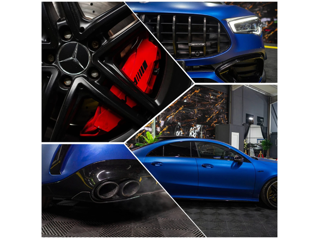 Mercedes-Benz CLA 45 AMG LED BURMEISTER ПАНО NAVI ЛИЗИНГ 100% - автомобили, коли, обяви за нови и употребявани 16