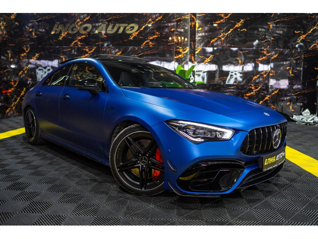 Mercedes-Benz CLA 45 AMG LED BURMEISTER ПАНО NAVI ЛИЗИНГ 100% - автомобили, коли, обяви за нови и употребявани 3