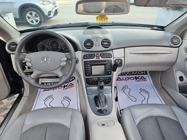 Mercedes-Benz CLK 200 KOMPRESSOR= CABRIO= АВТОМАТ= 151.000км - автомобили, коли, обяви за нови и употребявани 10