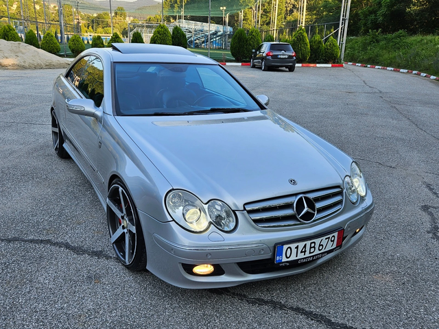 Mercedes-Benz CLK 5.0 AMG PAKET/AVTOMAT/KOJA/DISTRONIK/NAVIGACIQ - автомобили, коли, обяви за нови и употребявани 7