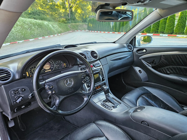 Mercedes-Benz CLK 5.0 AMG PAKET/AVTOMAT/KOJA/DISTRONIK/NAVIGACIQ - автомобили, коли, обяви за нови и употребявани 8