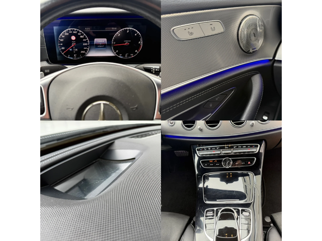 Mercedes-Benz E 220 AMG Optic+ 9Gtronic+ BlueTec+ Head Up+ Navi+ Подгр - автомобили, коли, обяви за нови и употребявани 15
