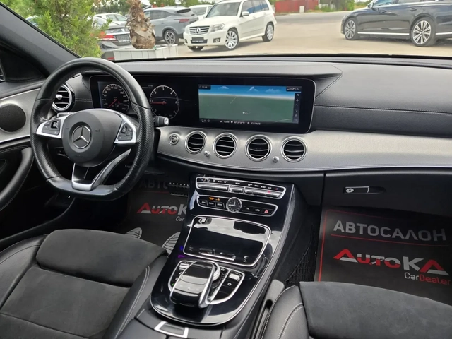 Mercedes-Benz E 220 2.2CDI-194кс= 9G= DIGITAL= AMG LINE= DISTR= ПОДГРЕ - автомобили, коли, обяви за нови и употребявани 12