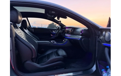 Mercedes-Benz E 220 d= Coupe= AMG= Distronic= HUD= Burmester= 360* Cam - автомобили, коли, обяви за нови и употребявани 10