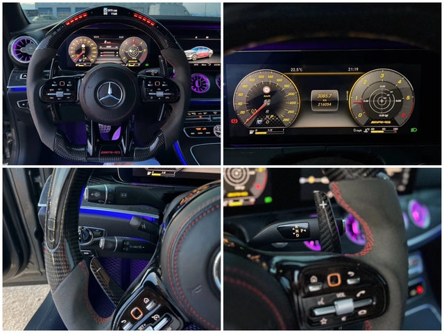 Mercedes-Benz E 220 d= Coupe= AMG= Distronic= HUD= Burmester= 360* Cam - автомобили, коли, обяви за нови и употребявани 14