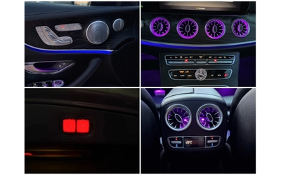Mercedes-Benz E 220 d= Coupe= AMG= Distronic= HUD= Burmester= 360* Cam - автомобили, коли, обяви за нови и употребявани 16
