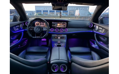 Mercedes-Benz E 220 d= Coupe= AMG= Distronic= HUD= Burmester= 360* Cam - автомобили, коли, обяви за нови и употребявани 9