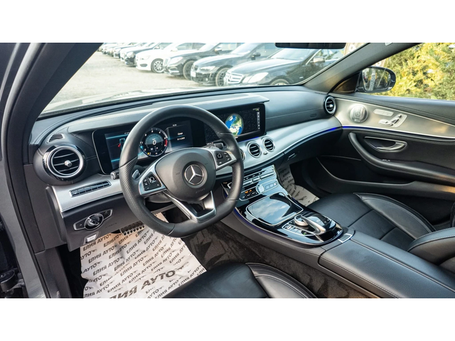 Mercedes-Benz E 350 D 4 MATIC FULL AMG LINE ПАНОРАМА ЛИЗИНГ 100% - автомобили, коли, обяви за нови и употребявани 11