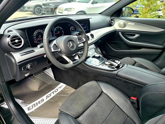 Mercedes-Benz E 350 D 4MATIC FULL AMG PACK ЛИЗИНГ 100% - автомобили, коли, обяви за нови и употребявани 12