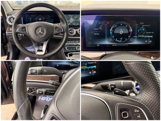 Mercedes-Benz E 350 d= BRABUS= HUD= DISTRONIC= KEYLESS= SOFT CLOSE= 36 - автомобили, коли, обяви за нови и употребявани 14
