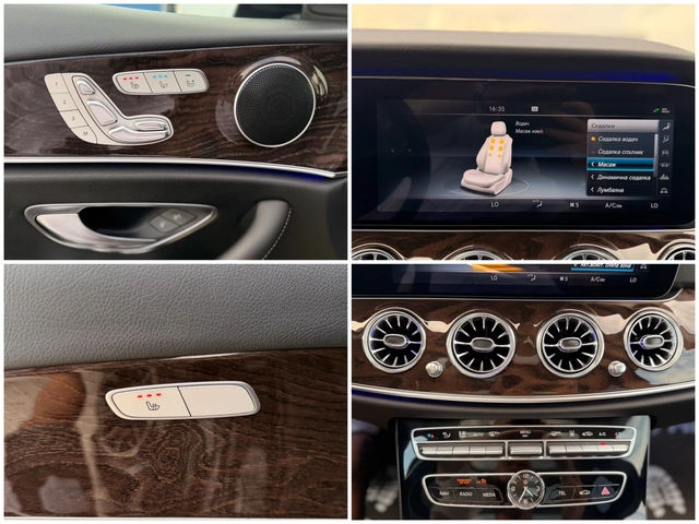 Mercedes-Benz E 350 d= BRABUS= HUD= DISTRONIC= KEYLESS= SOFT CLOSE= 36 - автомобили, коли, обяви за нови и употребявани 16