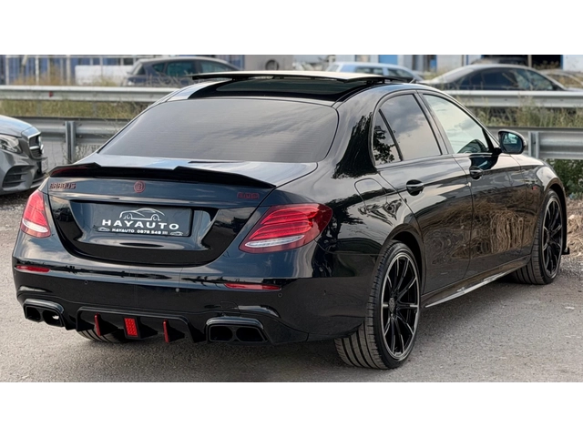Mercedes-Benz E 350 d= BRABUS= HUD= DISTRONIC= KEYLESS= SOFT CLOSE= 36 - автомобили, коли, обяви за нови и употребявани 4