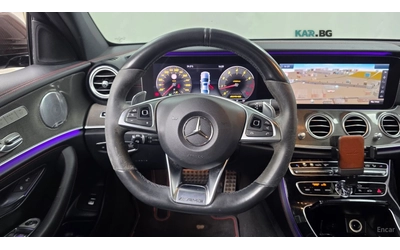 Mercedes-Benz E 43 AMG 4MATIC* КОЖА* ПОДГРЕВ* ОБДУХВ* BURMASTER* PANO* 36 - автомобили, коли, обяви за нови и употребявани 12