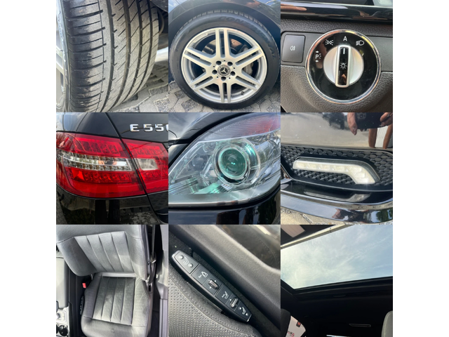 Mercedes-Benz E 500 388кс= ГАЗ= DISTRONIC= KEYLESS= H&K= ОБДУХВАНЕ - автомобили, коли, обяви за нови и употребявани 16
